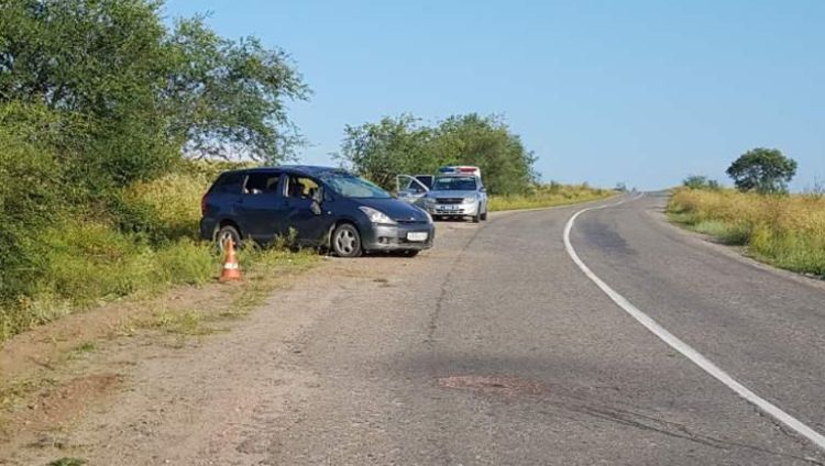 На трассе в Бурятии перевернулась «Тойота» На трассе в Бурятии перевернулась «Тойота»