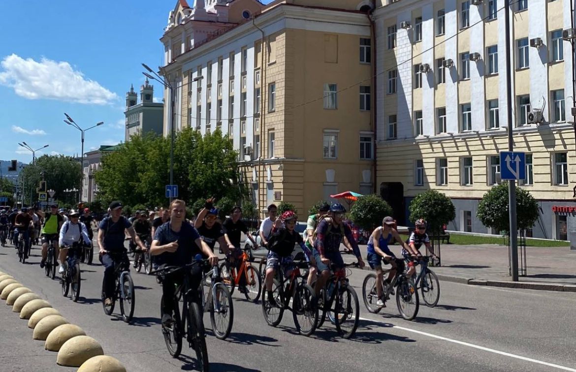 Сотрудники центра медицины катастроф пересели на велосипеды Сотрудники центра медицины катастроф пересели на велосипеды