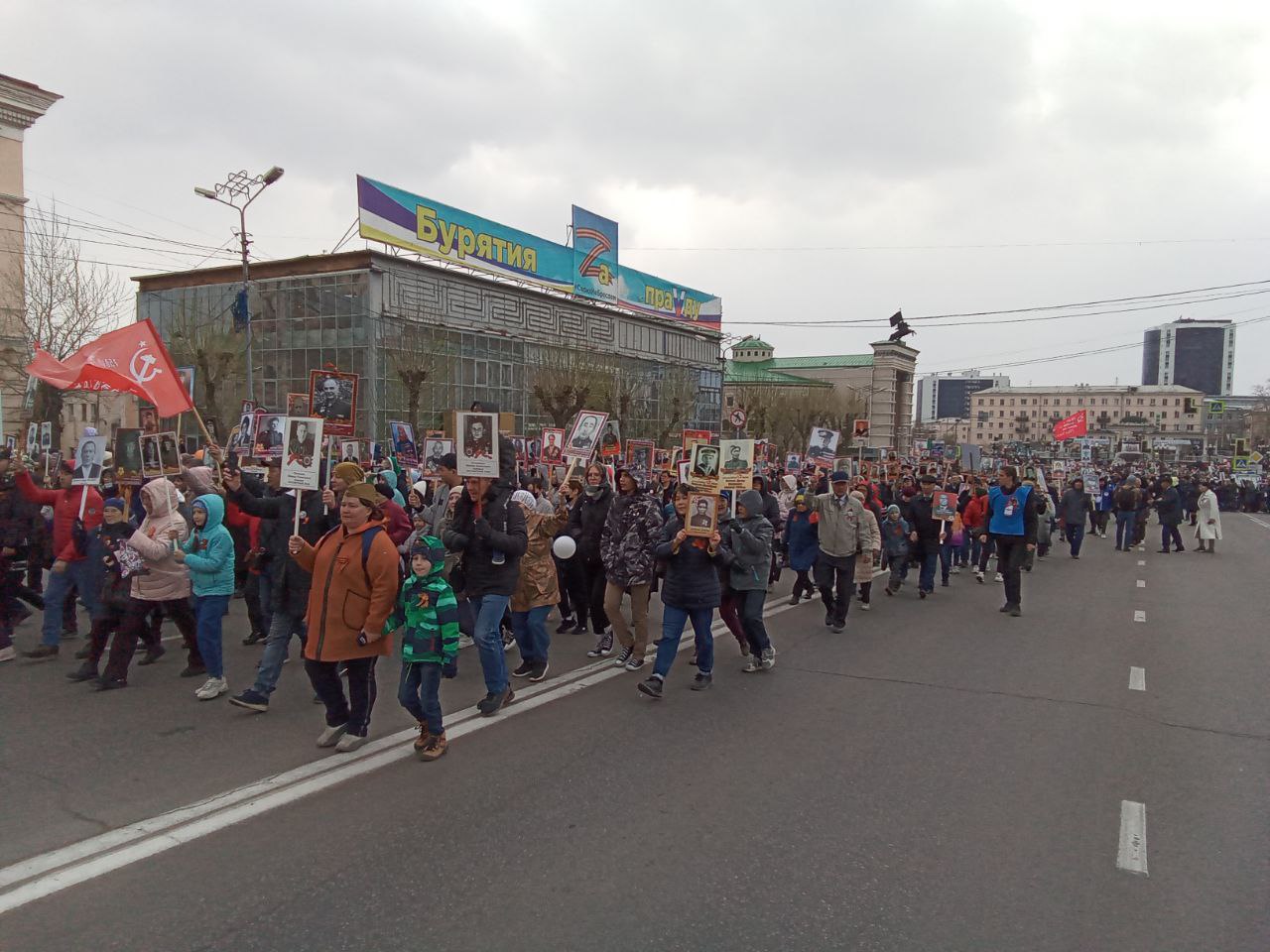 В шествии бессмертного полка приняли участие