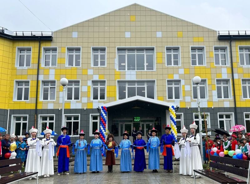 В отдаленном районе Бурятии открыли новую школу