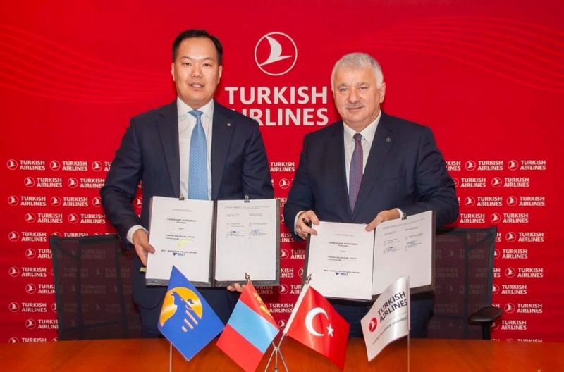 Авиакомпании Монголии и Турции подписали соглашение о код-шеринге