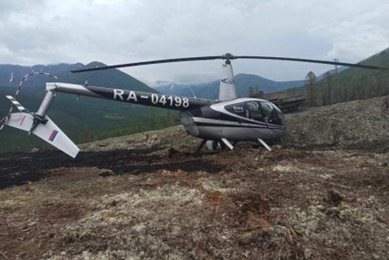 В Бурятии возбуждено уголовное дело по факту жесткой посадки вертолета Robinson R-44