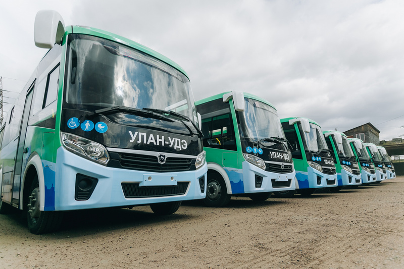 В Улан-Удэ прибыла четвертая партия больших автобусов 