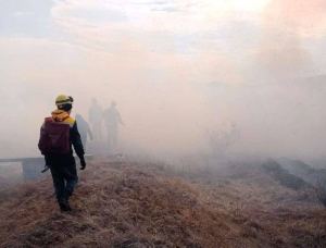 Два крупных пожара продолжают тушить в Баргузинском районе Бурятии