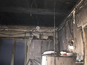 В Поселье в частном доме загорелся натяжной потолок