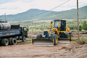 В Бурятии завершается ремонт дороги в Прибайкальском районе