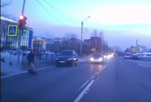 В Улан-Удэ появилось еще одно видео ДТП с гибелью двух подростков