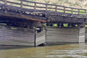 В районе Бурятии закрыли аварийный мост