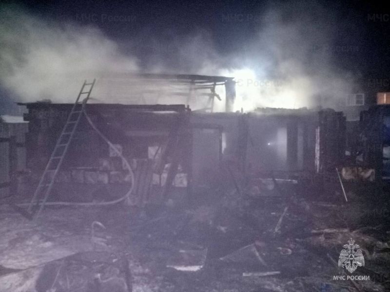 Два человека получили ожоги на пожаре в Улан-Удэ