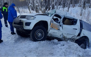 В районе Бурятии в ДТП погиб водитель внедорожника