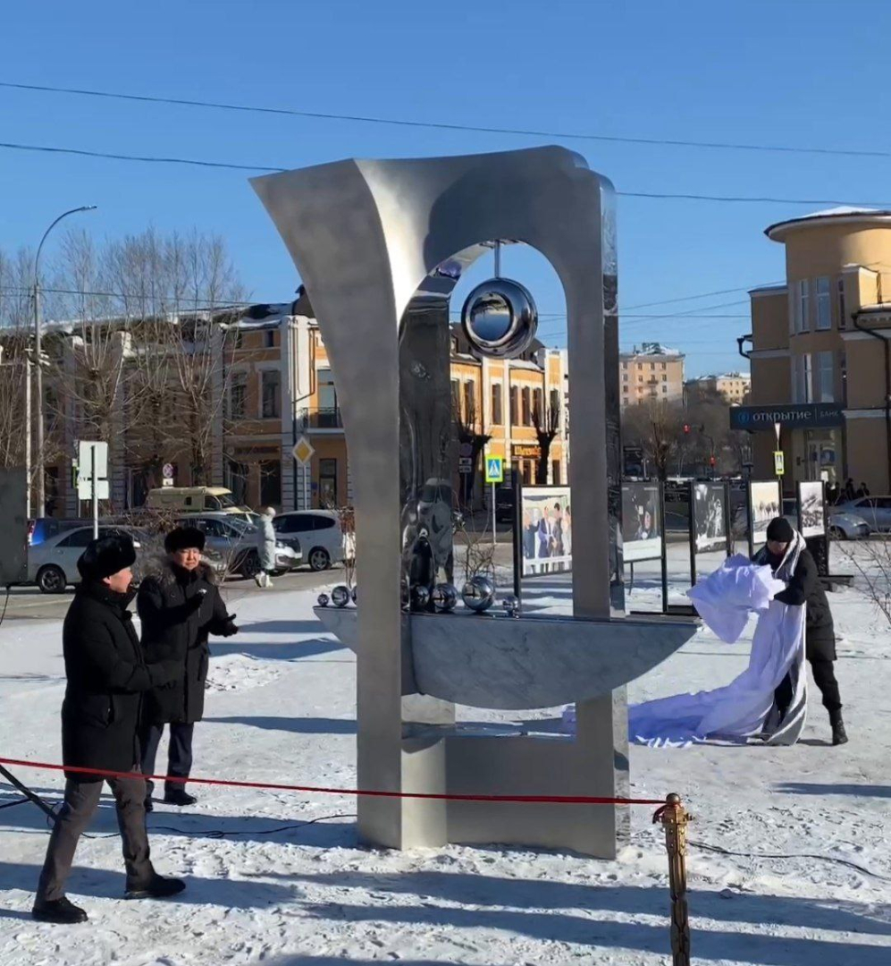 В центре Улан-Удэ установили новый арт-объект