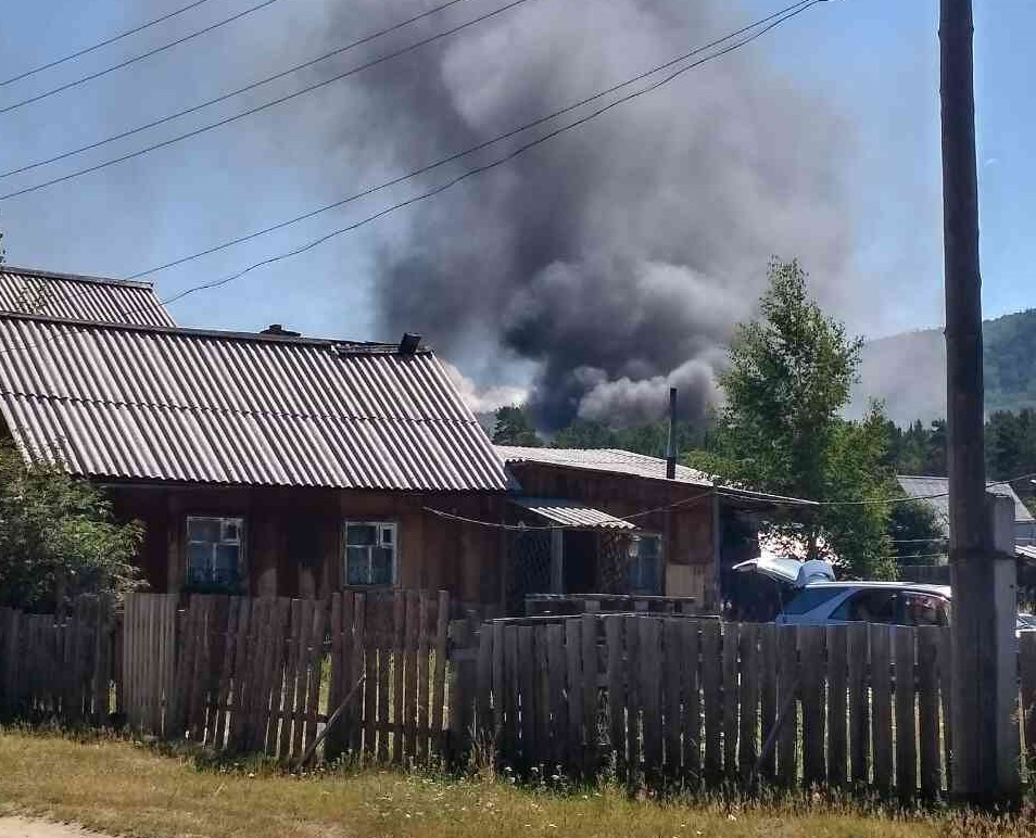 Лесные пожары угрожают селам Бурятии 