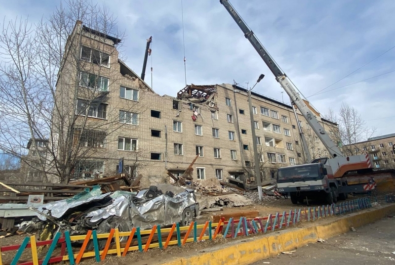 Разрушенный в Чите взрывом газа дом можно восстановить за 4 месяца