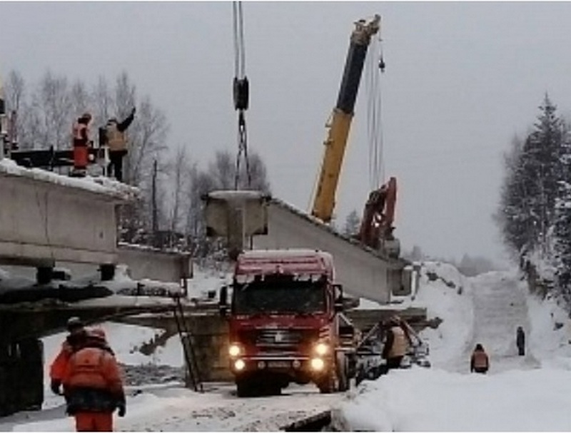В Бурятии около границы с Иркутской областью демонтировали мост на федеральной автотрассе «Байкал»  