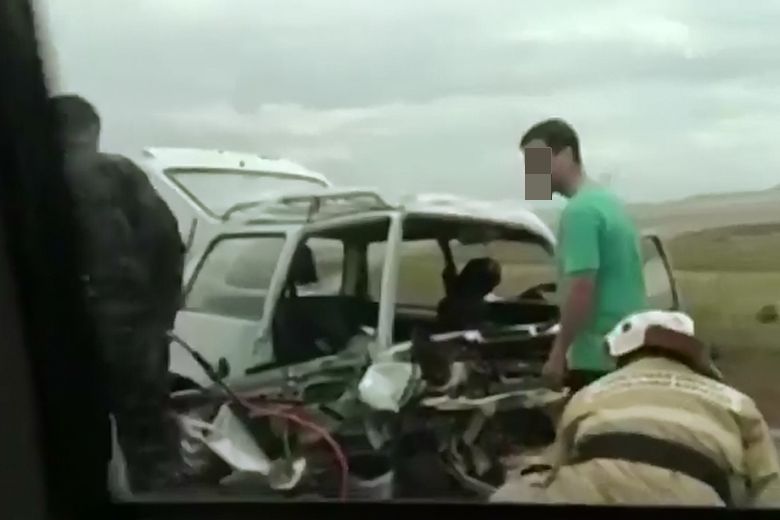 В Бурятии «Лэнд Крузер» смял «Оку» В Бурятии «Лэнд Крузер» смял «Оку»