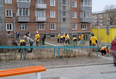 Уборка общественной территории Уборка общественной территории