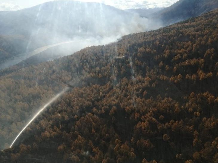 В Бурятии потушили единственный лесной пожар