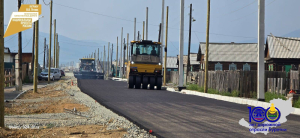 В селе Верхняя Иволга ремонтируют центральную дорогу