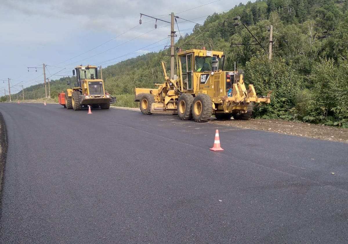 В Бурятии ремонт дороги в Кабанском районе закончат раньше срока