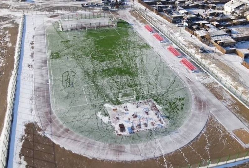В Бурятии построили стадион в селе Гусиное озеро 