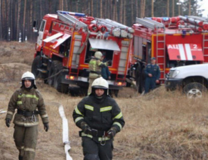 В Бурятии несколько часов тушили огромный пожар