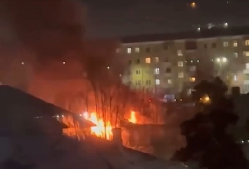 В Улан-Удэ на пожаре погиб мужчина