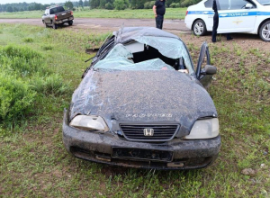 В Бурятии 19-летний водитель погиб в перевернувшемся автомобиле