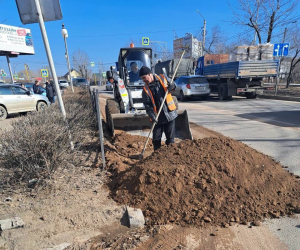 Улицы Улан-Удэ активно очищают от песка и мусора, накопленного за зиму 