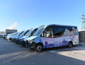 В районах Бурятии новые автобусы начали выходить на маршруты 
