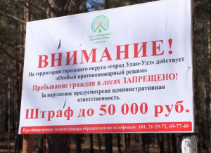 В Улан-Удэ снова продлили запрет на посещение лесов 
