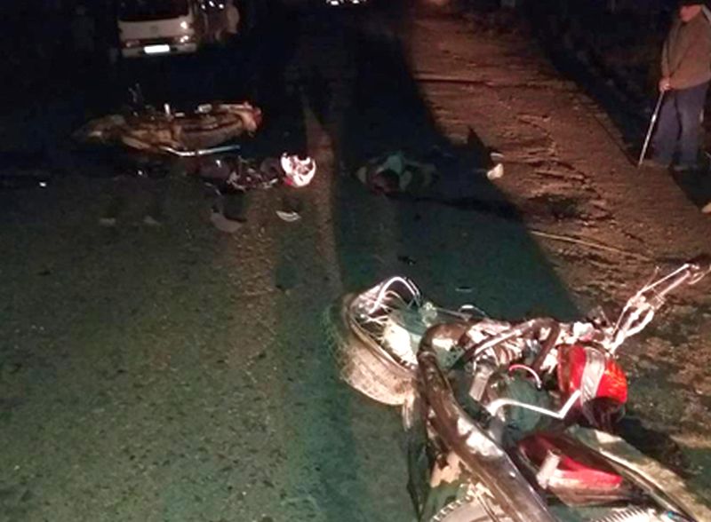 В Бурятии при столкновении двух мотоциклов погибли три человека