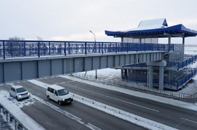 В Улан-Удэ на трассе «Байкал» построили два  пешеходных виадука