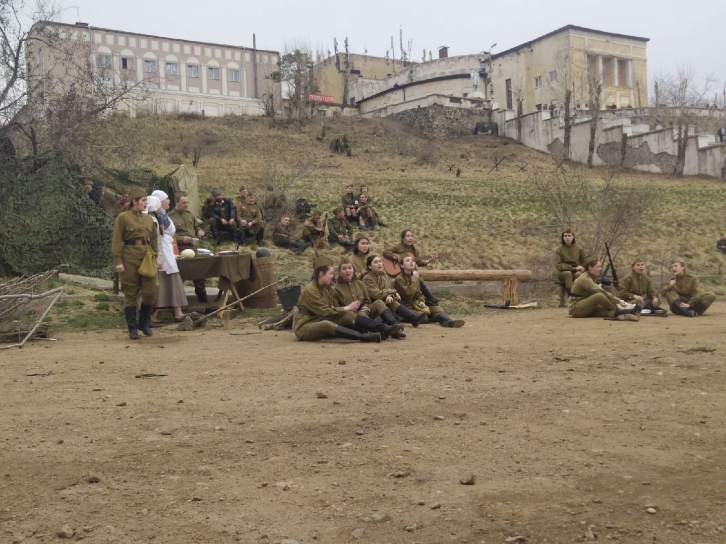 Жители Улан-Удэ посмотрели военное сражение под открытым небом