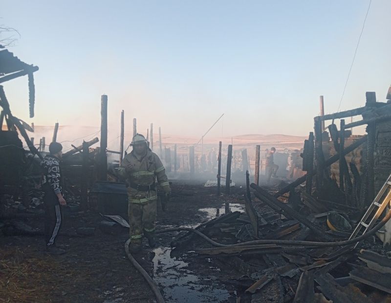 В Бурятии из-за детской шалости возник пожар В Бурятии из-за детской шалости возник пожар