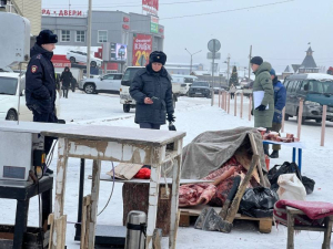 В Улан-Удэ разогнали стихийный мясной рынок