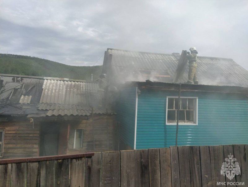 Жительница Бурятии обгорела на пожаре 