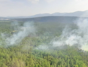 В Бурятии потушили крупный лесной пожар вблизи поселка Майский