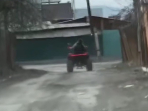 В Улан-Удэ задержали 9-летнего ребенка на квадроцикле