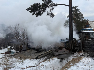 Бытовые пожары в Бурятии не прекращаются