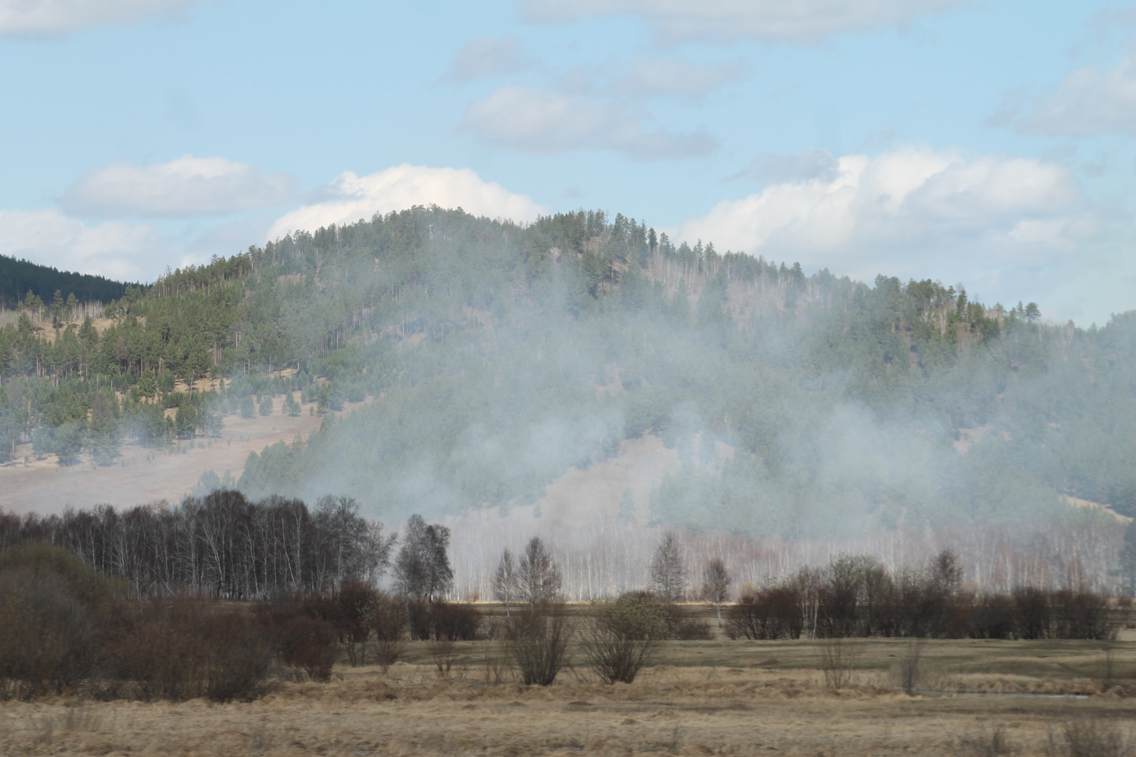 В Бурятии пожарные-десантники потушили возгорания в лесах