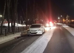 В Улан-Удэ неопытный водитель переехал лежавшего на дороге мужчину