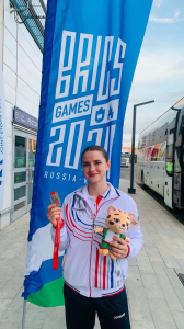 Анна Леонова из Бурятии завоевала серебро в соревнованиях по ушу на играх БРИКС 