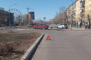 В Улан-Удэ в ДТП травмирована автоледи