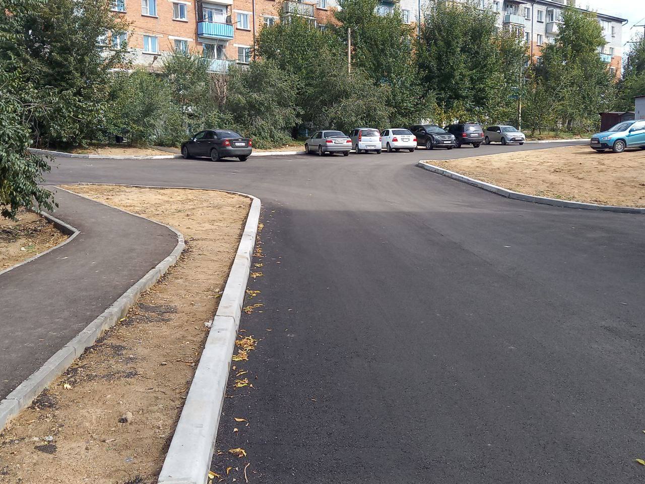 В Улан-Удэ обновили проезд по улице Милютина В Улан-Удэ обновили проезд по улице Милютина