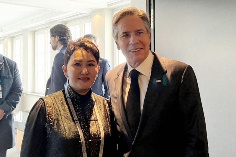 Глава МИД Монголии встретилась с госсекретарем США 