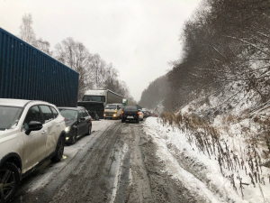 В Бурятии парализовало федеральную трассу 