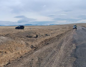 В Бурятии в перевернувшемся автомобиле погиб водитель