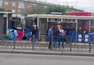 В Улан-Удэ 5 пассажиров пострадали в ДТП с участием двух трамваев