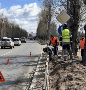 В Улан-Удэ продолжили ремонт дороги на улице Иволгинская