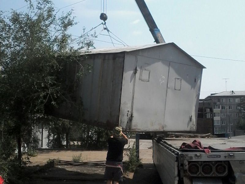 В Улан-Удэ продолжается снос самовольных гаражей и киосков